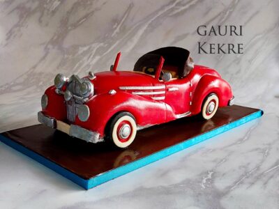 Vintage Car Cake